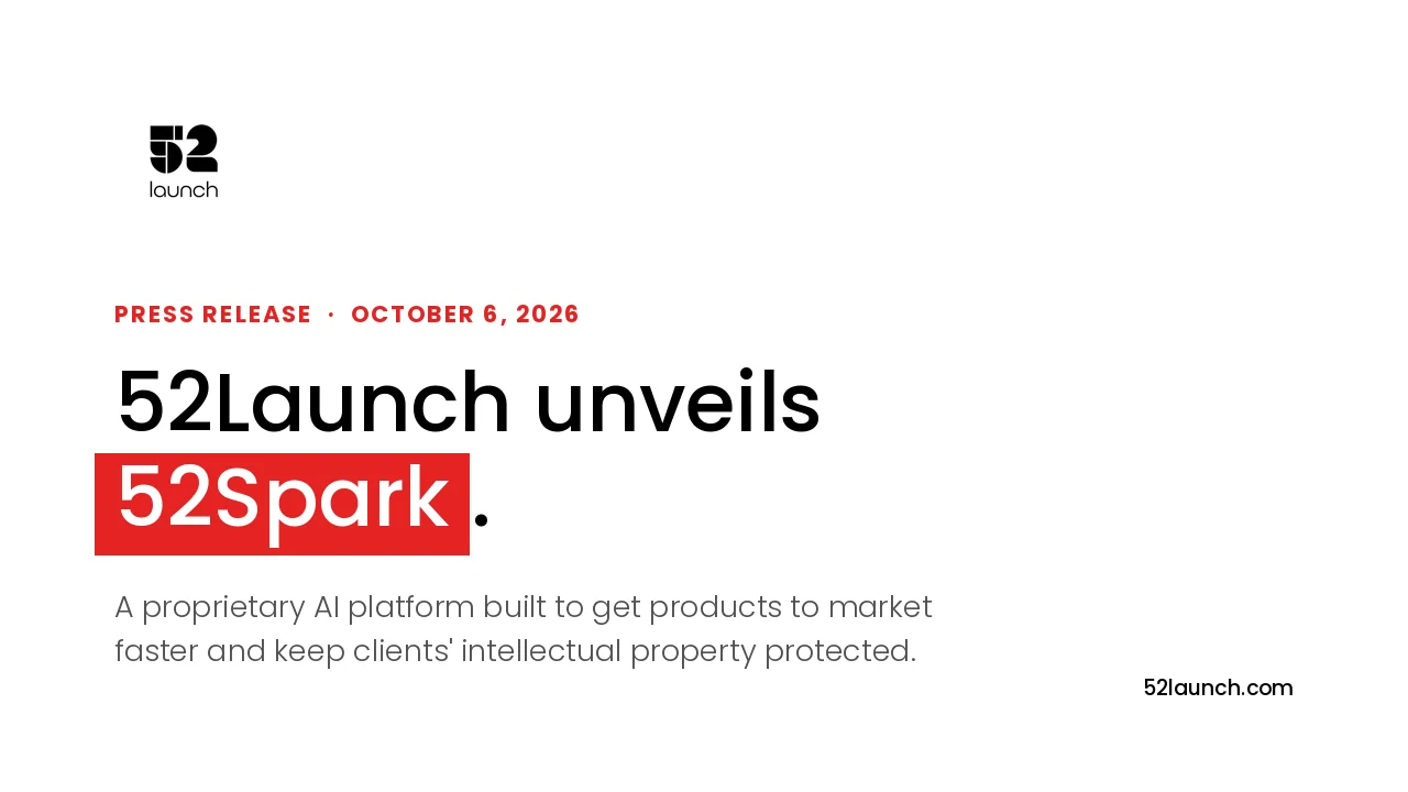 52Launch Unveils Innovative AI Platform to Accelerate Product Development & Manufacturing
