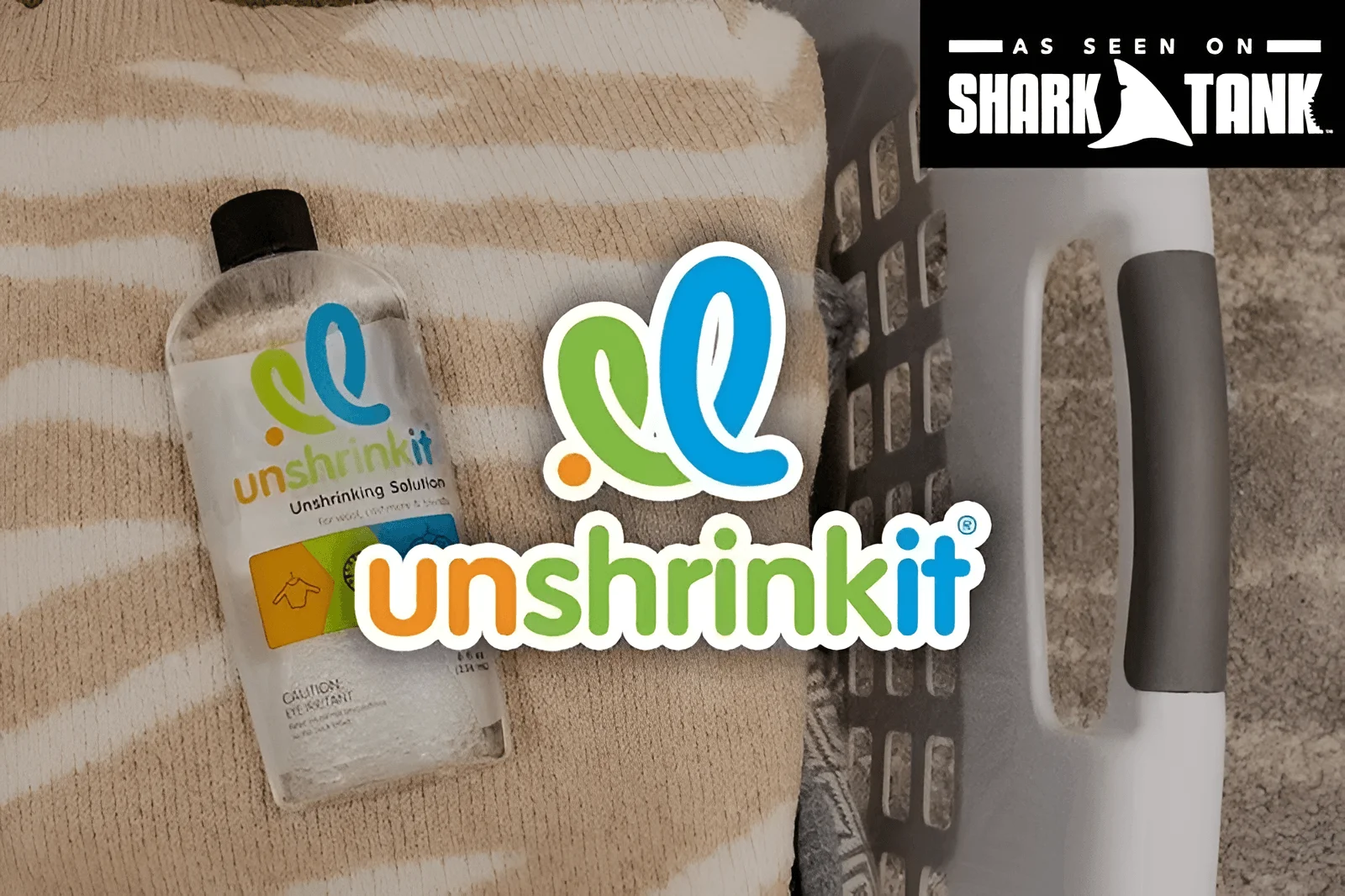 Unshrinkit garment care solution, developed by 52 Launch